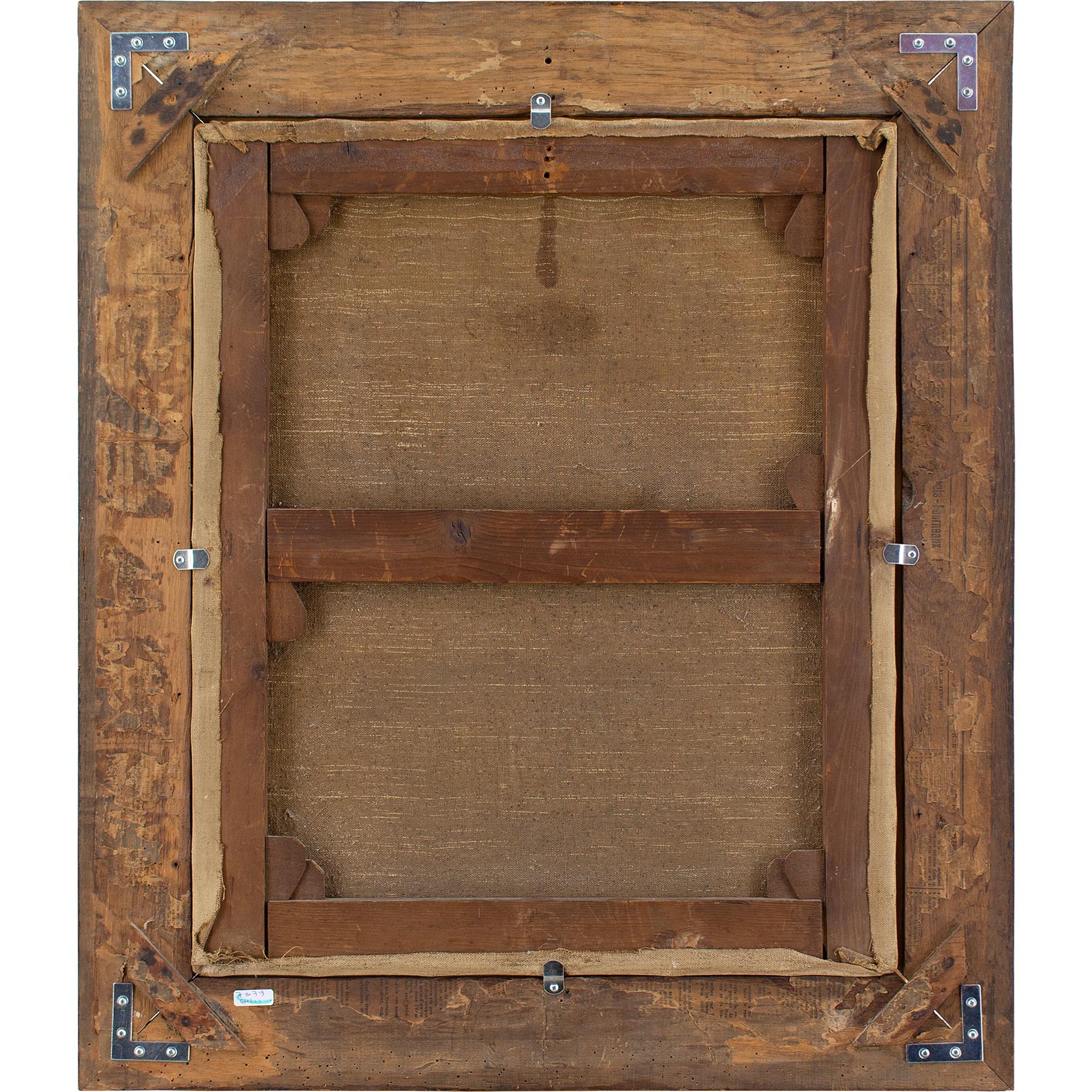 École belge du début du XXe siècle, Portrait d'une jeune fille avec des perles, peinture à l'huile 6