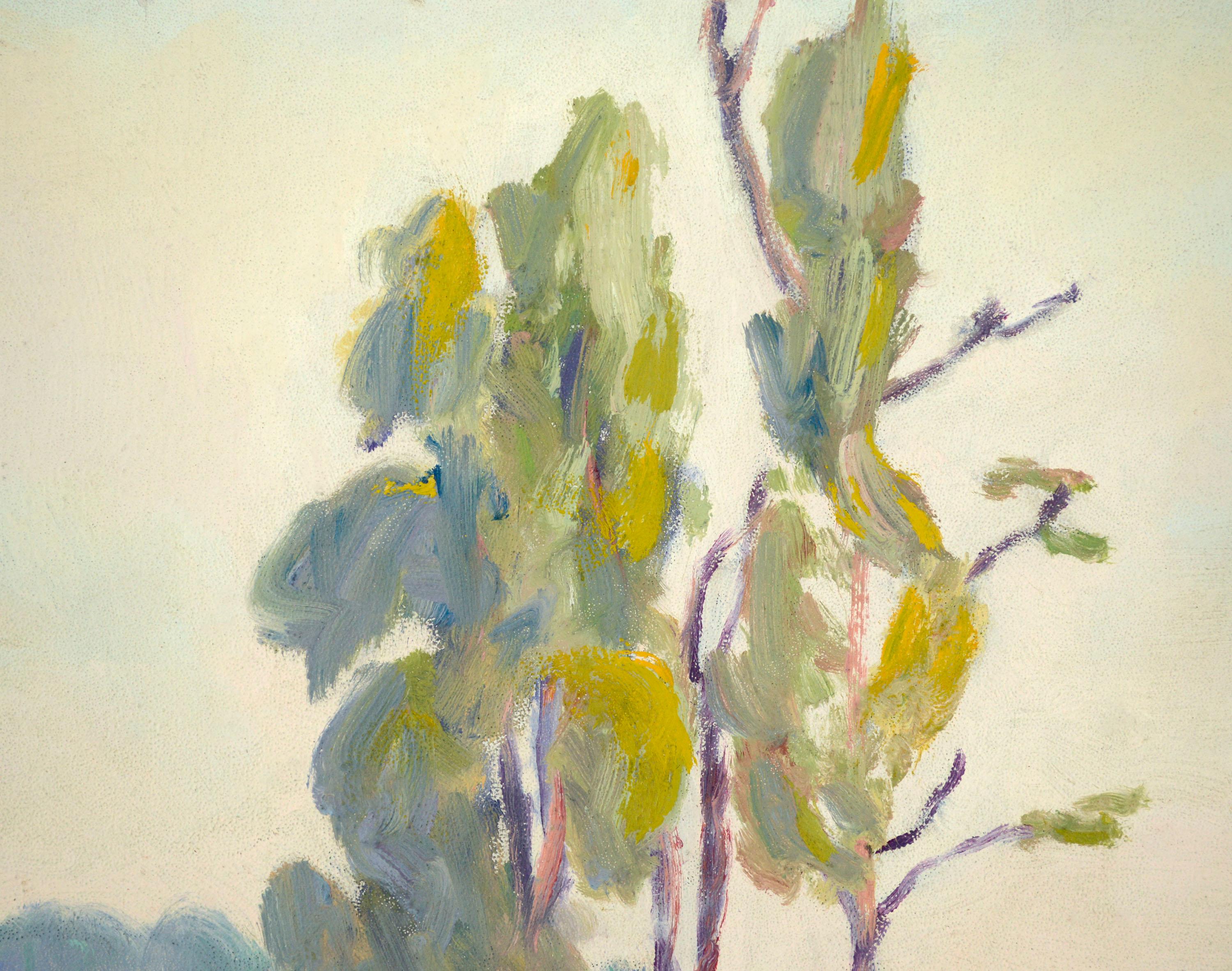 paintings of eucalyptus trees