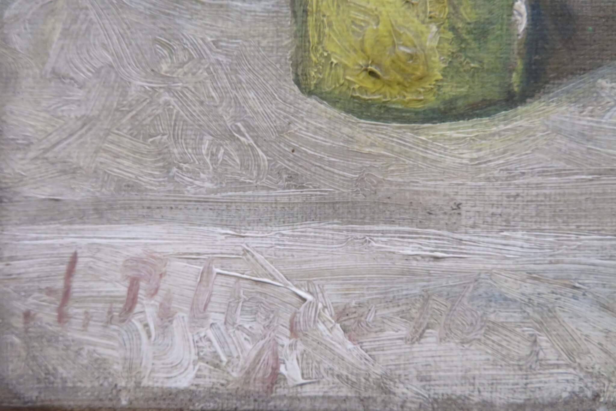 Early 20th Century English School Superb Signed Oil Painting STILL LIFE BOTTLES For Sale 2
