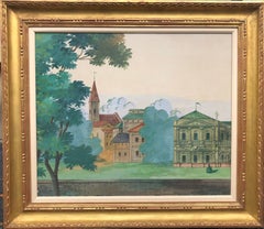 Antique  European School Landscape 