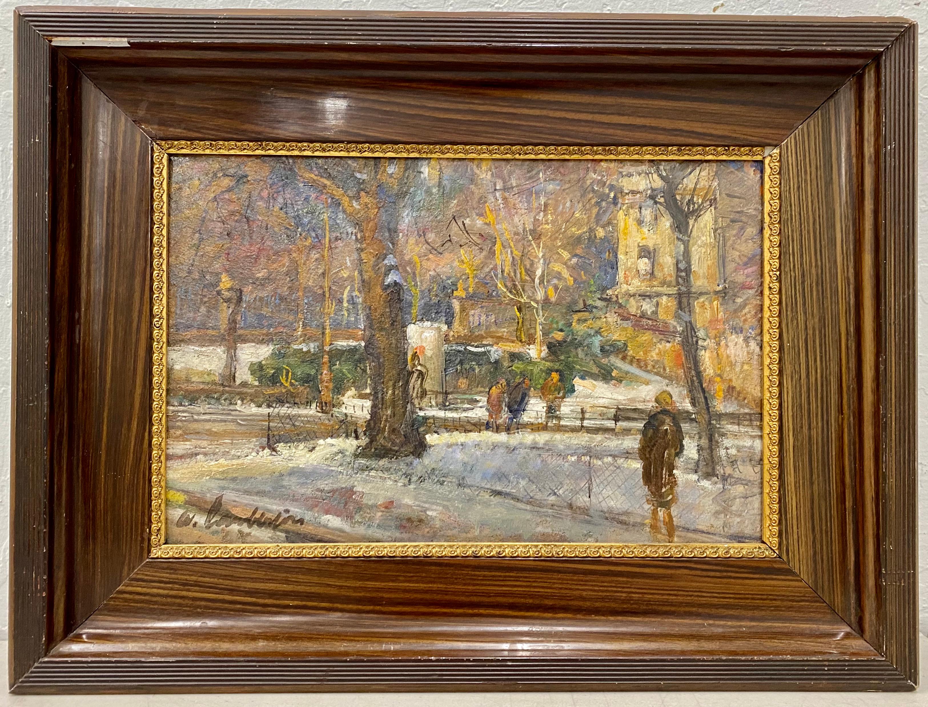 Unknown Landscape Painting - Early 20th Century Impressionist Oil Painting C.1920