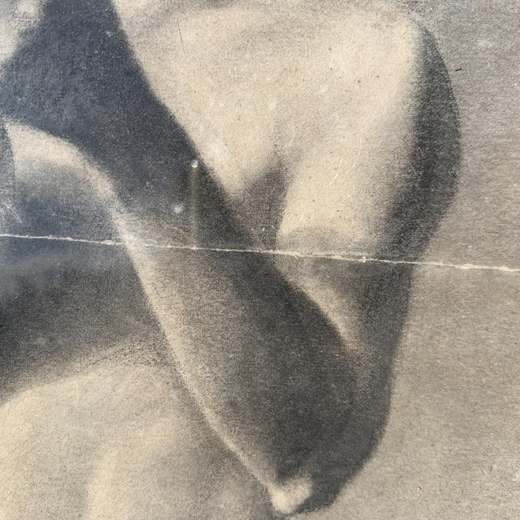 Academic nudes painter - 20th century figure drawing - Pencil paper Italy For Sale 1