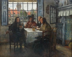 Early 20th Century Oil - A Meeting of Minds
