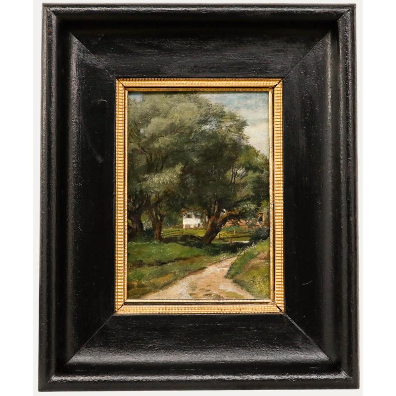 Early 20th Century Oil - A Ramble in the Countryside