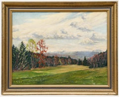 Early 20th Century Oil - A View of the Forest Edge