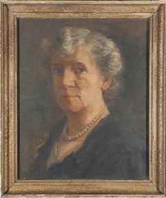 Antique Early 20th Century Oil - A Worldly Woman