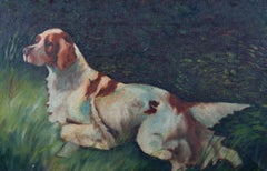 Early 20th Century Oil - Alert Hound