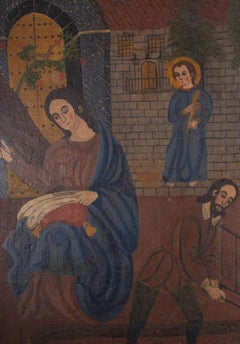 Early 20th Century Oil - Annunciation