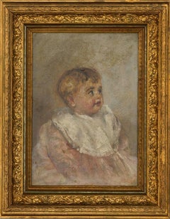 Early 20th Century Oil - Bonny Child