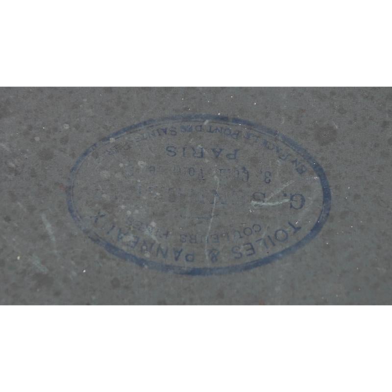 Frühes 20. Jahrhundert Öl - Französische Straßenszene 1