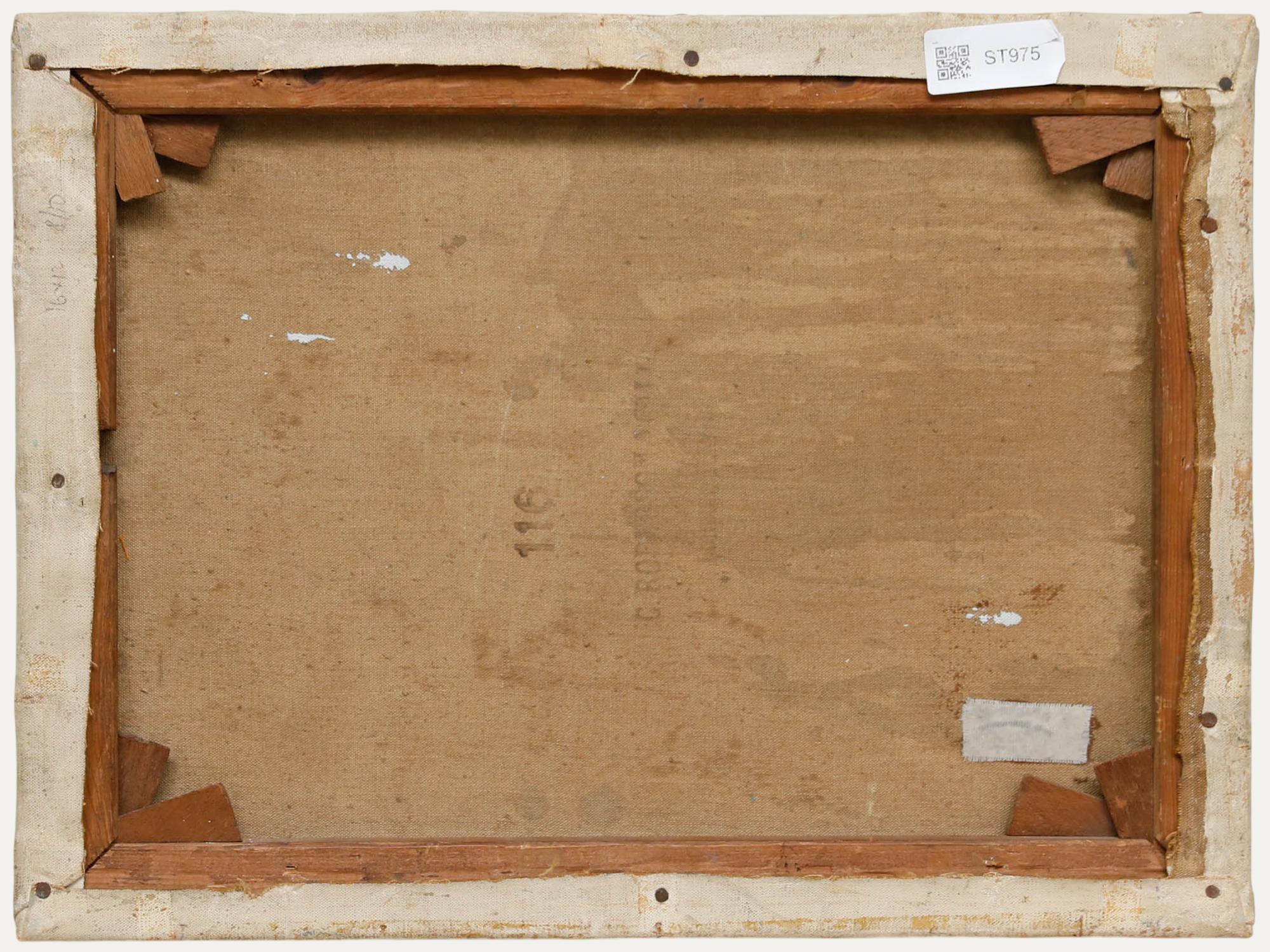 Öl aus dem frühen 20. Jahrhundert - Im Ballettstudio (Braun), Figurative Painting, von Unknown