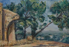 Early 20th Century Oil - Mediterranean Landscape