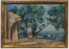Early 20th Century Oil - Mediterranean Landscape