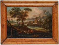 Early 20th Century Oil - Outskirts of the Coastal Town