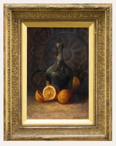 Vintage Early 20th Century Oil - Still Life with Oranges