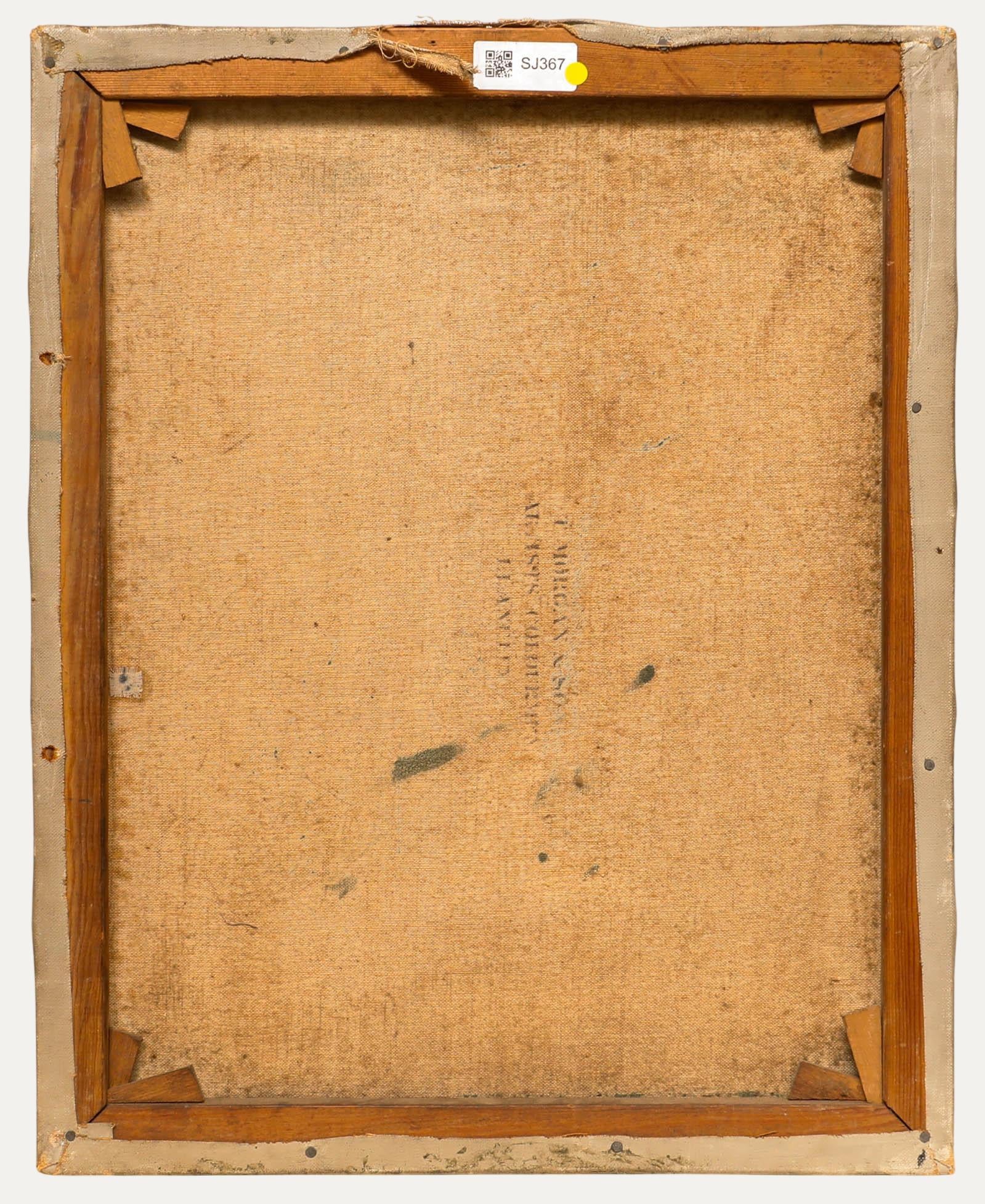 Début du 20e siècle Huile - Étude d'un buste en marbre II - Marron Still-Life Painting par Unknown