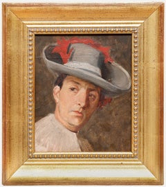 Olio dei primi del Novecento - Il Cavaliere
