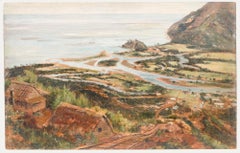 Early 20th Century Oil - The Delta from Above
