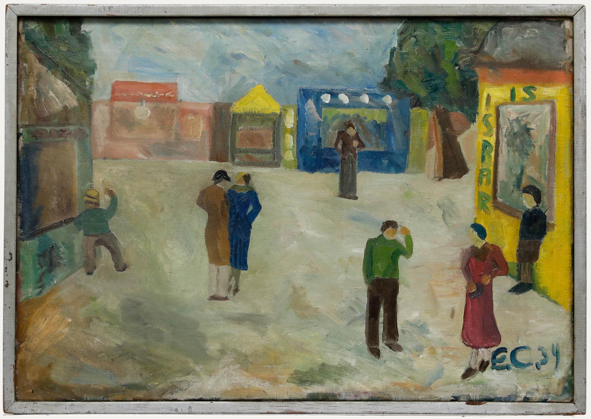 Early 20th Century Oil - The Fair