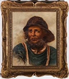 Early 20th Century Oil - The Fisherman