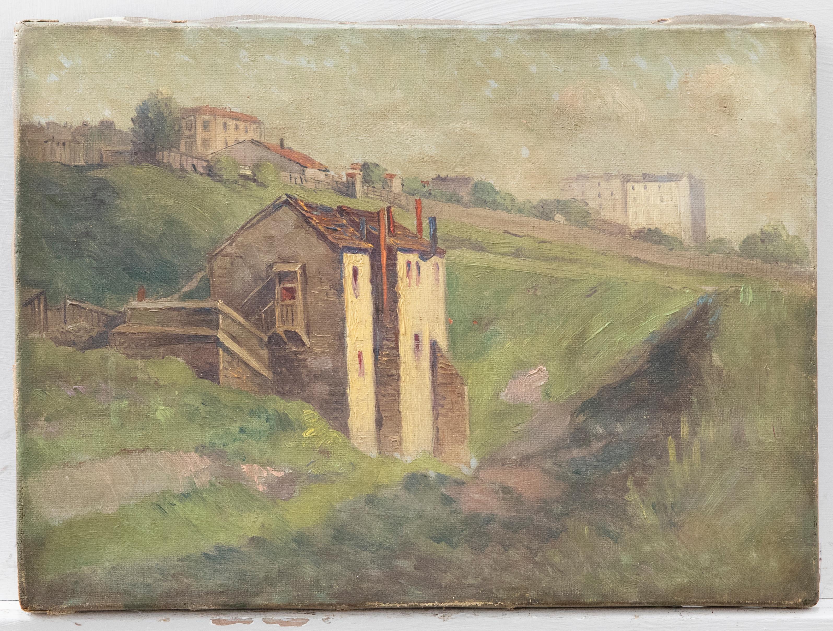 Early 20th Century Oil - The Mill For Sale 2