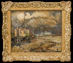 Early 20th Century Oil - The Promenade