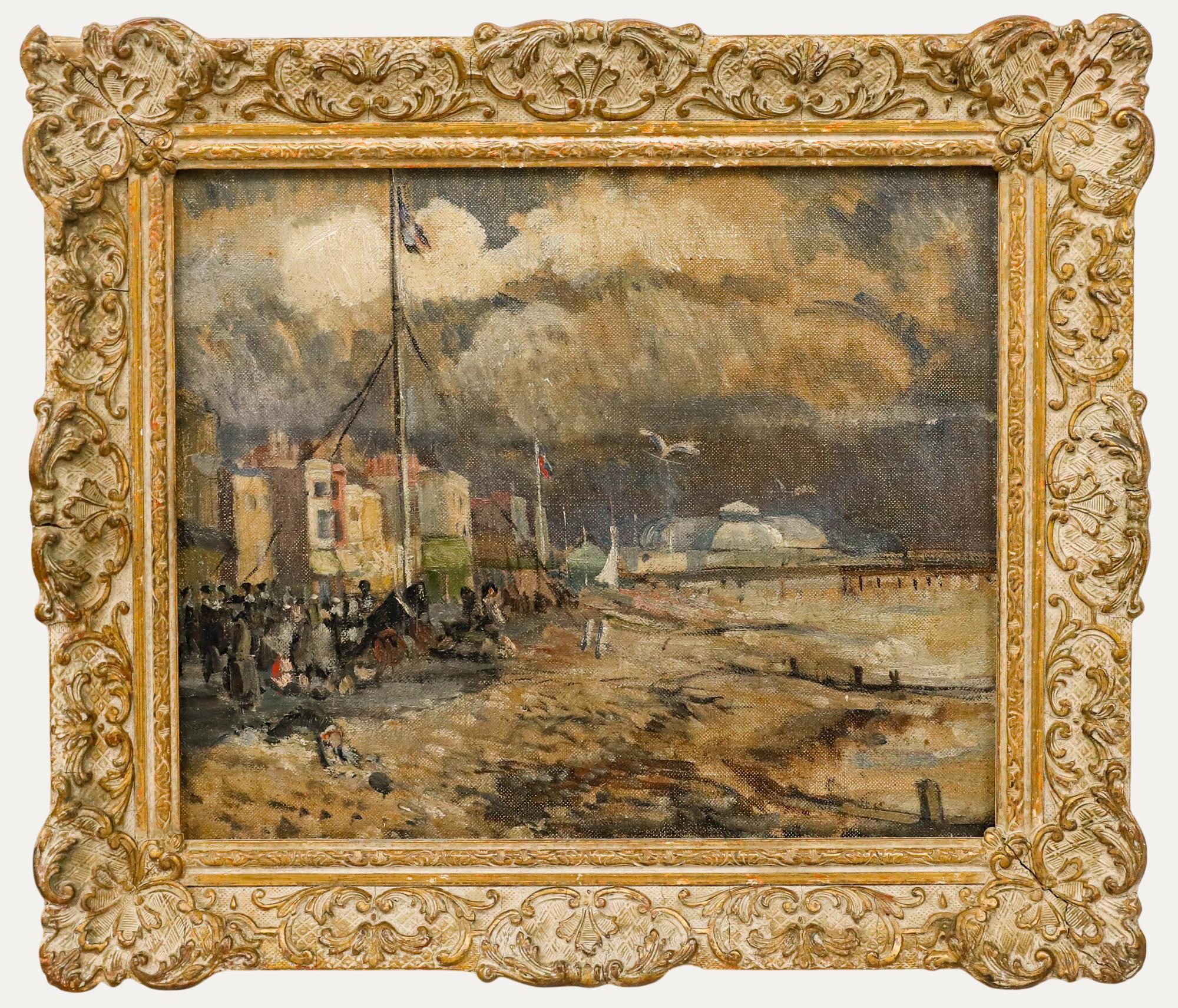 Early 20th Century Oil - The Promenade