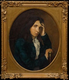 Early 20th Century Oil - The Troubled Chevalier