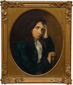 Early 20th Century Oil - The Troubled Chevalier