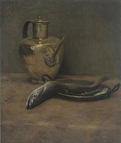 Óleo original de principios del siglo XX al estilo de William Merritt Chase