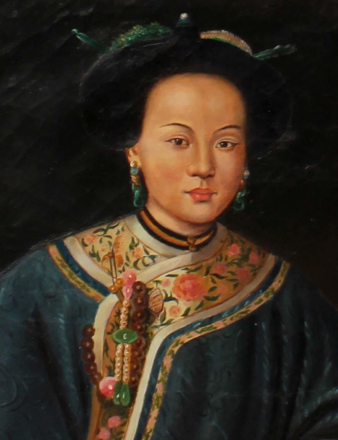 asian portrait paintings