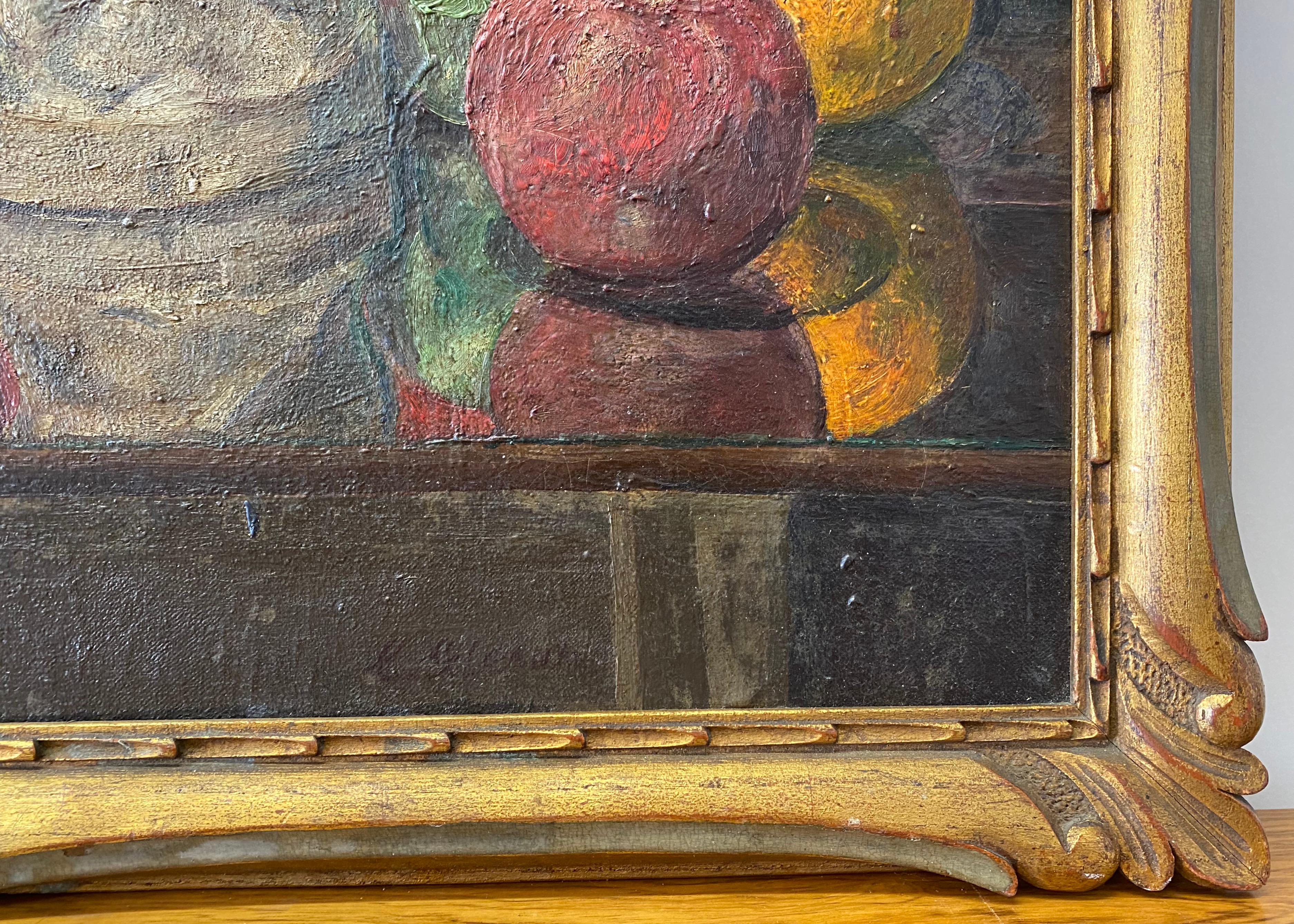 Early 20th Century Still Life Oil Painting by C. G. Loane For Sale 1