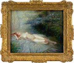 Early 20th-Century Symbolist School, Reverie, Oil Painting 