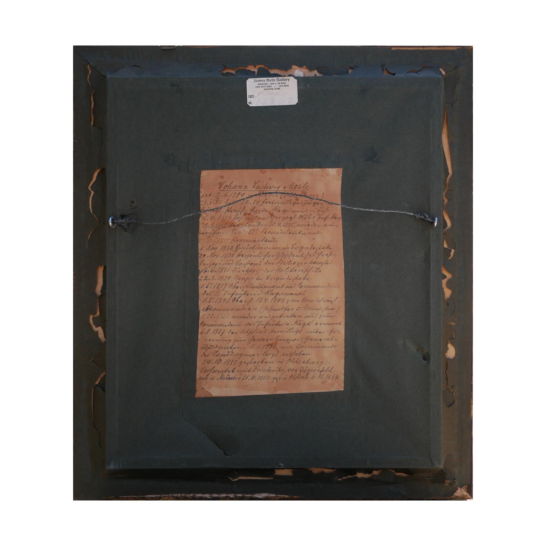 Ritratto militare realistico di un uomo (Johann Ludwig-Mosley) in vendita 5