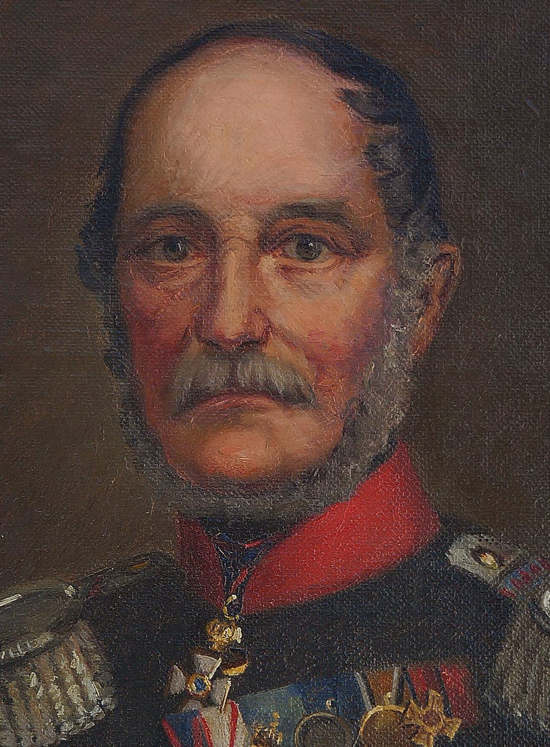 Ritratto militare realistico di un uomo (Johann Ludwig-Mosley) in vendita 3