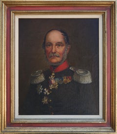 Early German Realistic Military Portrait of a Man (Johann Ludwig-Mosley)