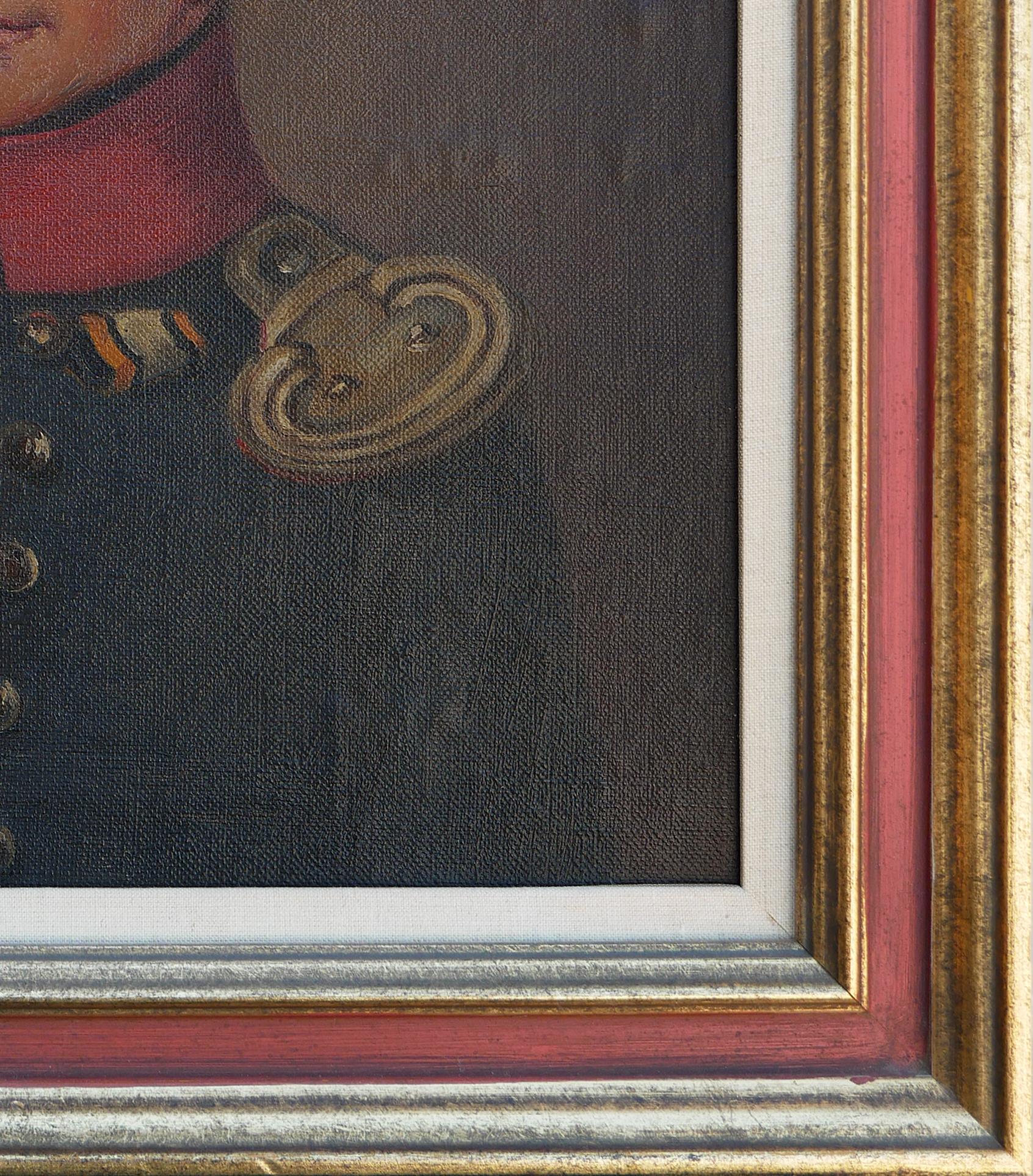 Ritratto militare realistico di giovane uomo (Georg Friedrich) in vendita 1