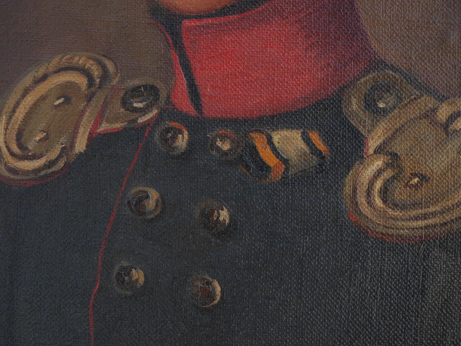 Ritratto militare realistico di giovane uomo (Georg Friedrich) in vendita 4