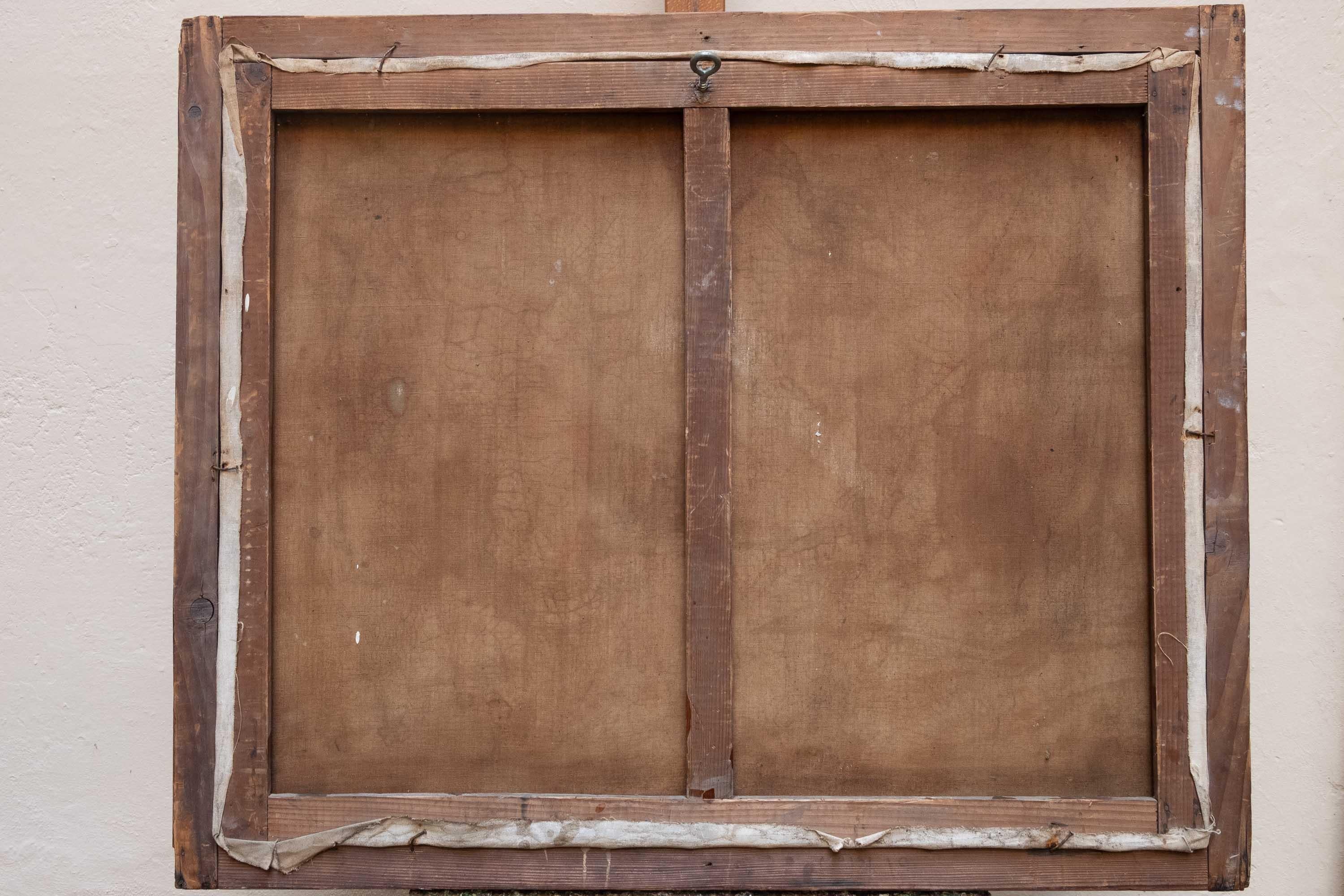 Französischer Post-Impressionismus des frühen 20. Dorf mit Bauern und Trauben. im Angebot 5