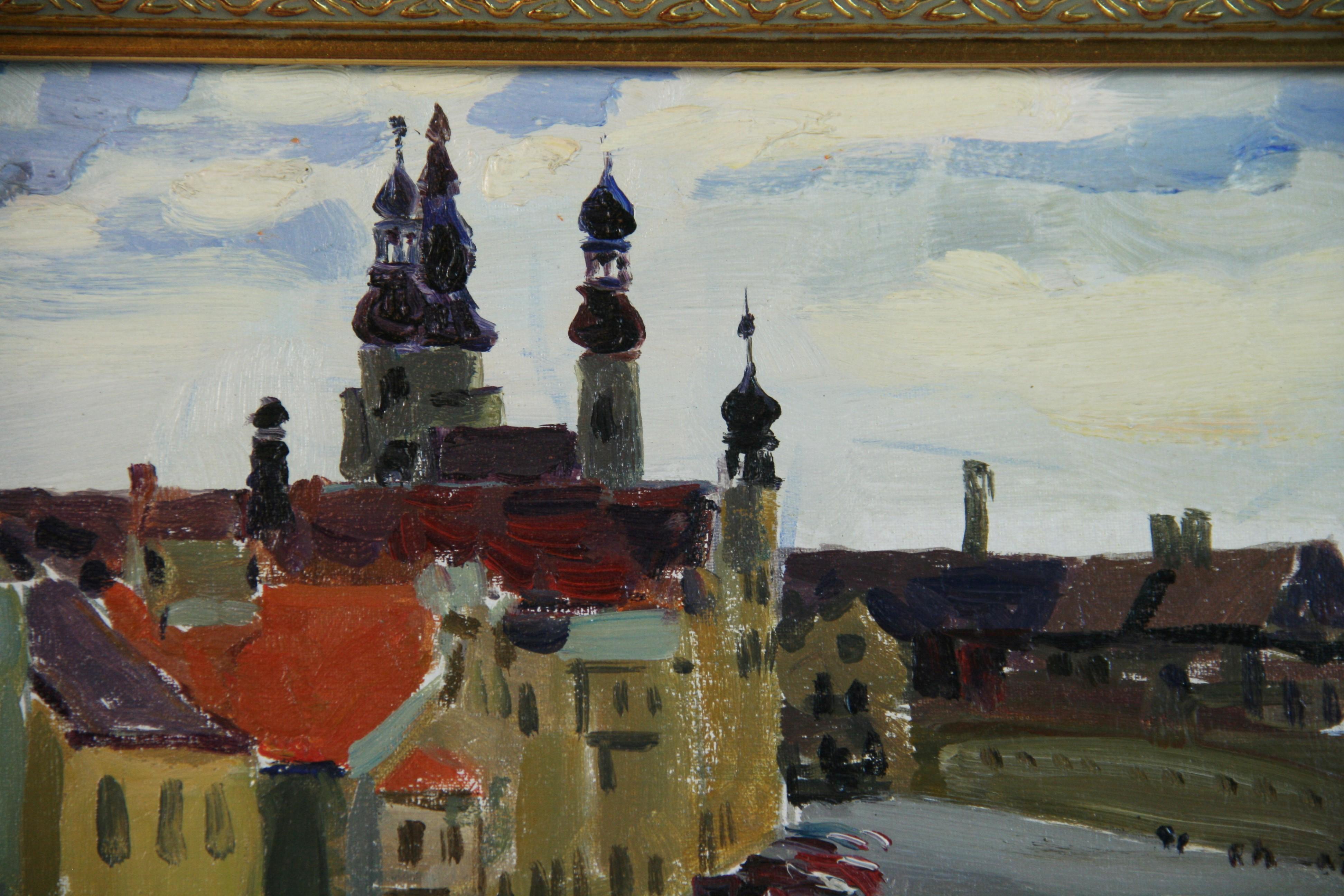 Eastern European Village Scene For Sale 2