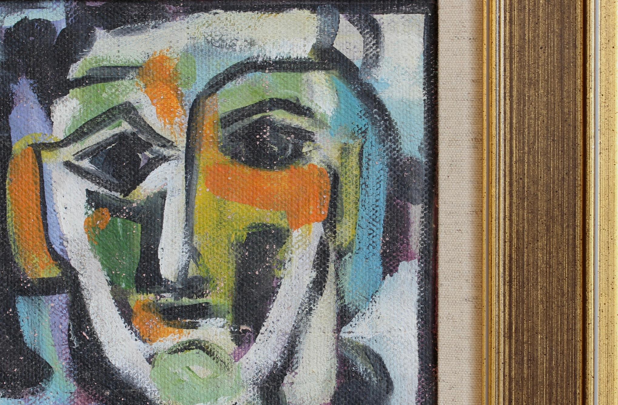 Echoes of the Atelie IV - Marron Portrait Painting par Unknown
