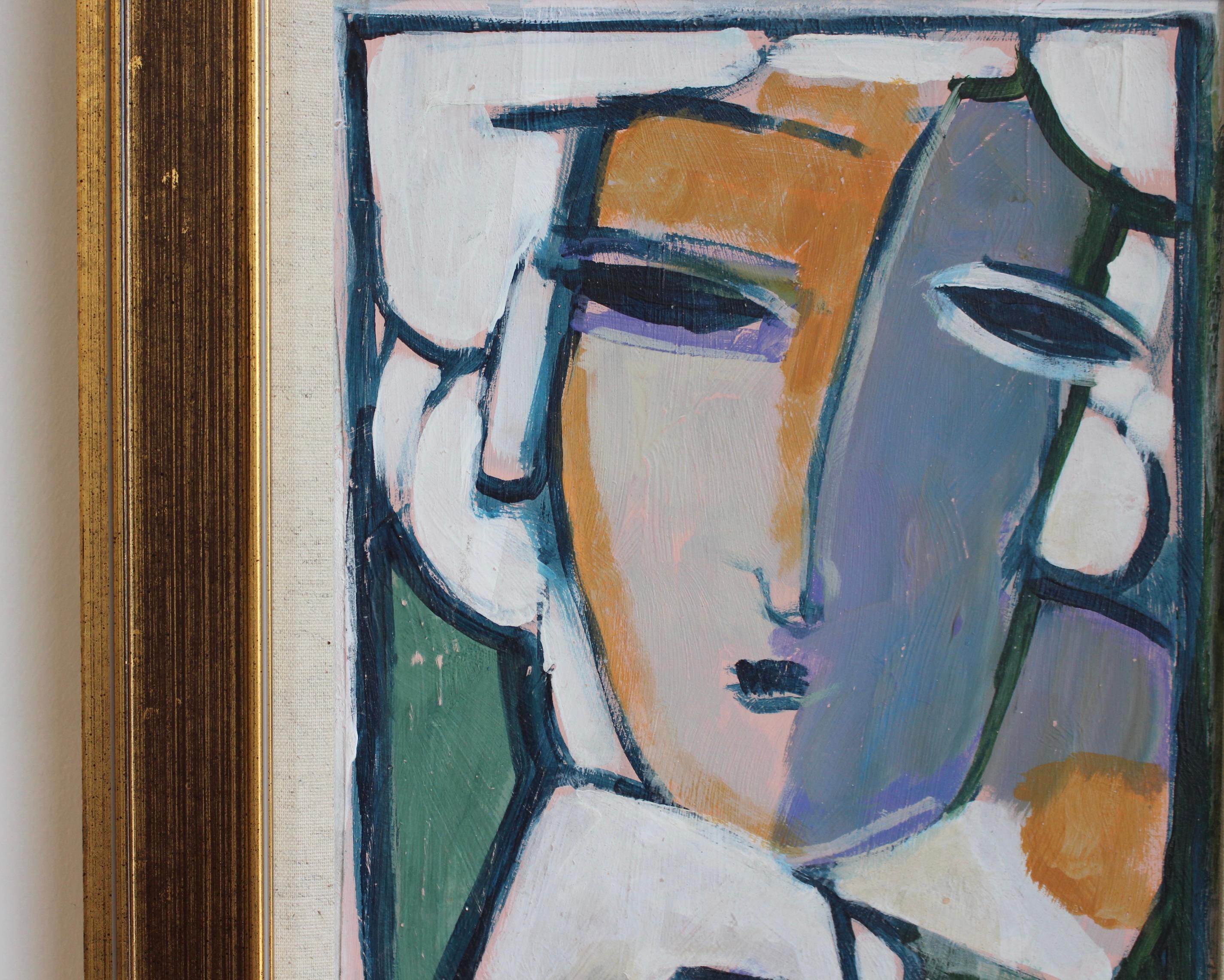 Echoes of the Atelier II, acrylic on board, Florentine School (circa 1980s-90s). This gallery has acquired a number of paintings through an intermediary of an ageing art professor from the Istituto di Arte di Porta Romana, Florence, Italy. The