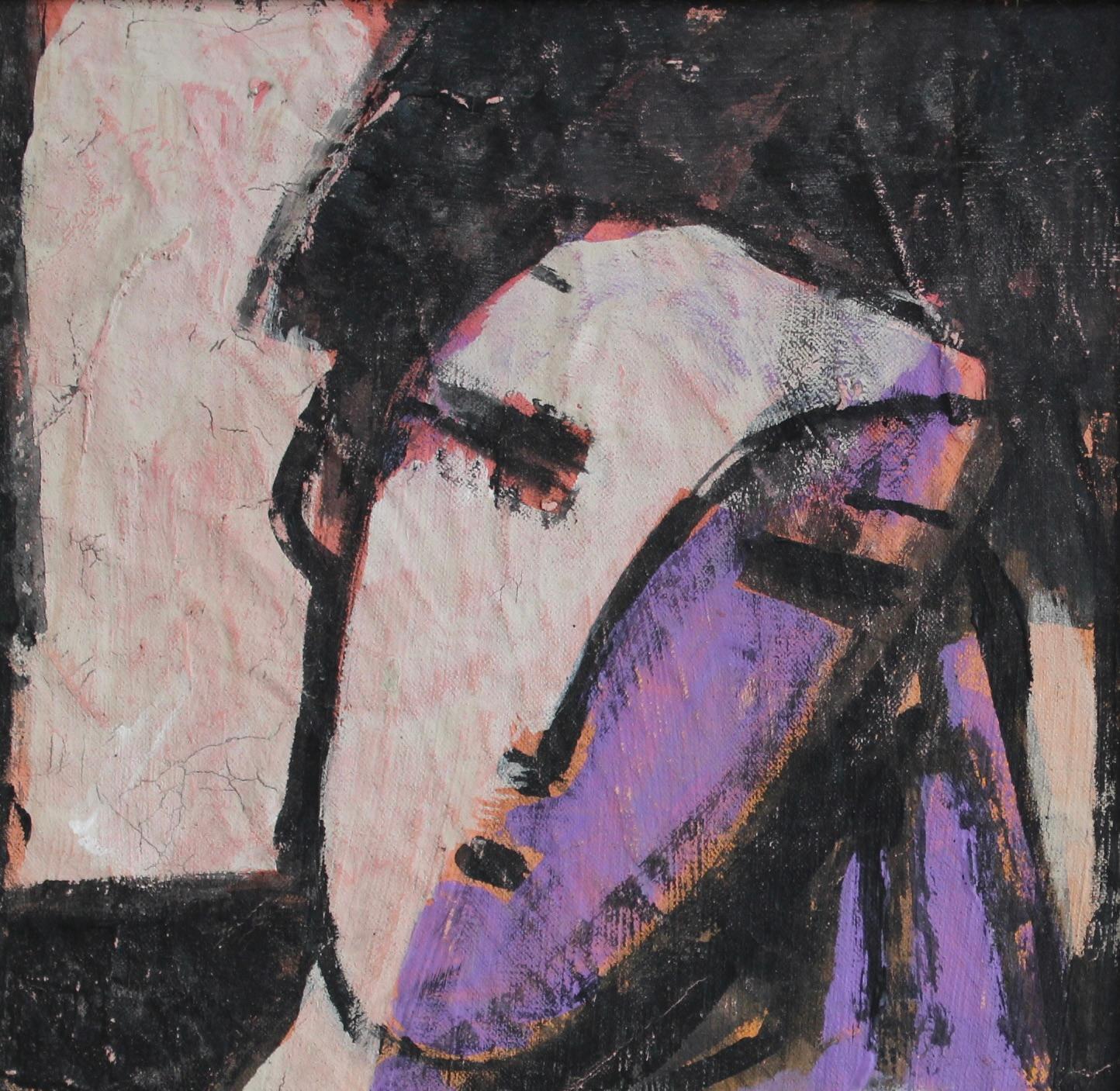 Echoes of the Atelier IX - Brown Portrait Painting by Unknown