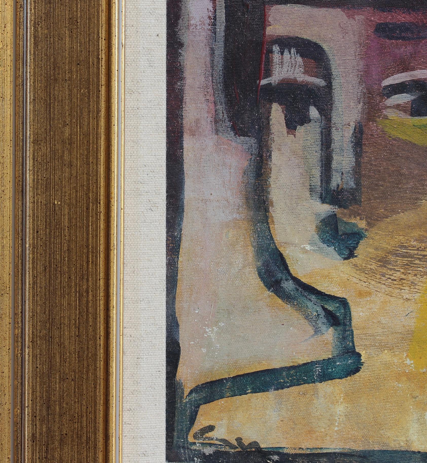 Echoes of the Atelier V - Modern Painting by Unknown