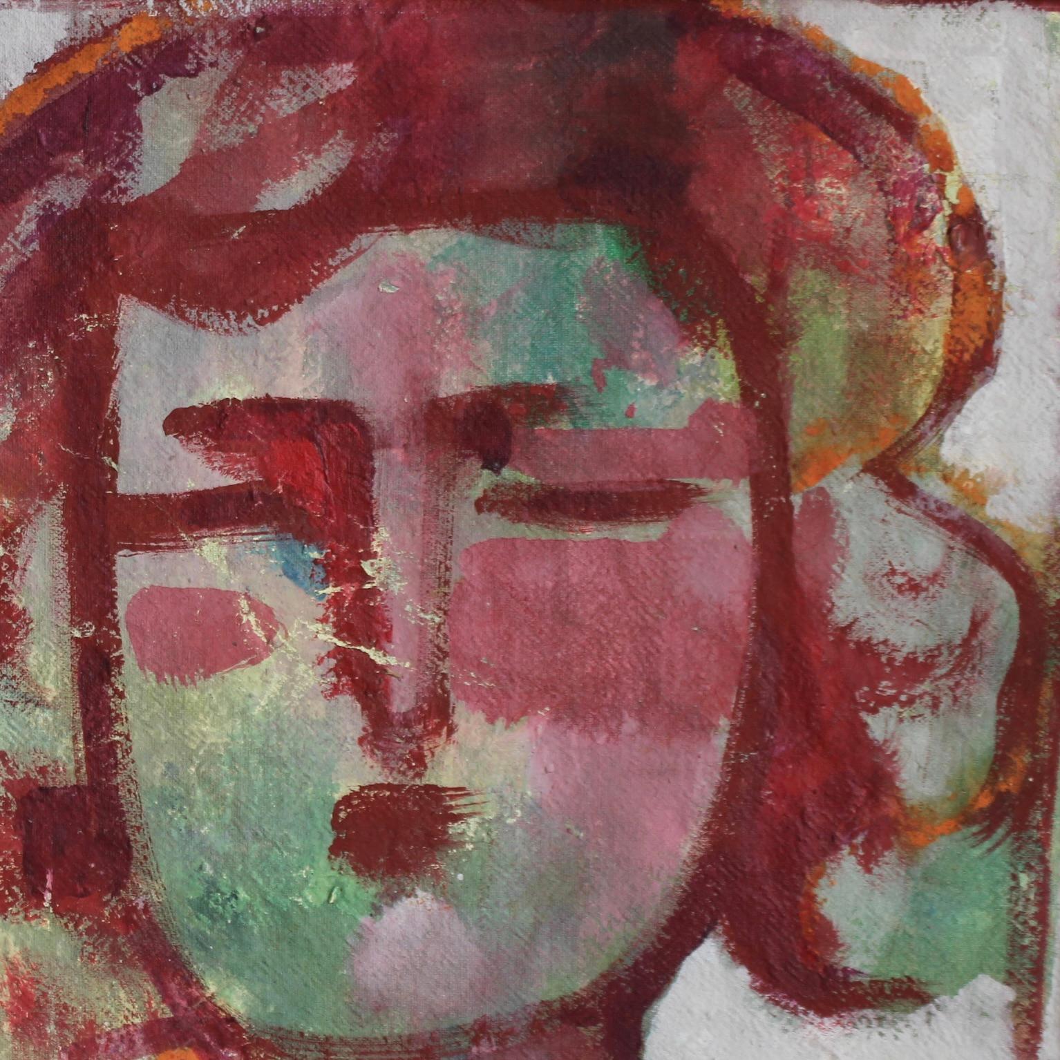 Echoes of the Atelier VII, acrylic on canvas mounted on board, Florentine School (circa 1980s-90s). This gallery has acquired a number of paintings through an intermediary of an ageing art professor from the Istituto di Arte di Porta Romana,
