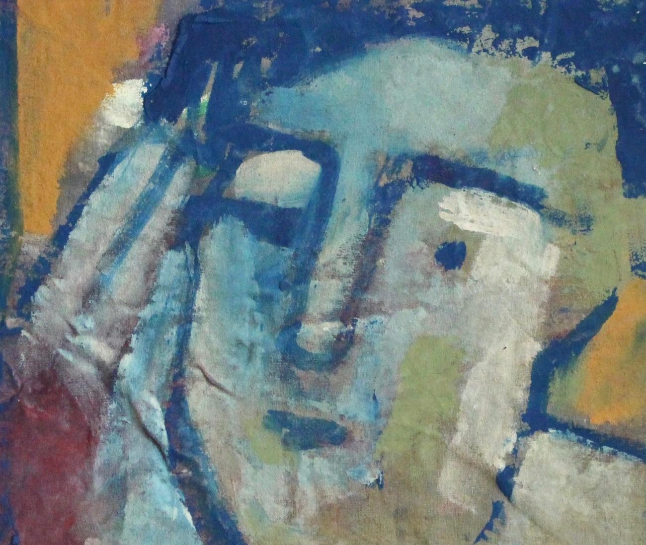 Echoes of the Atelier VIII - Brown Portrait Painting by Unknown