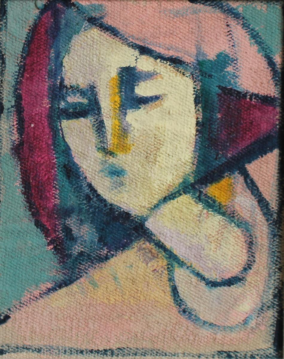 Echoes of the Atelier XIV (circa 1980s-90s) - Modern Painting by Unknown
