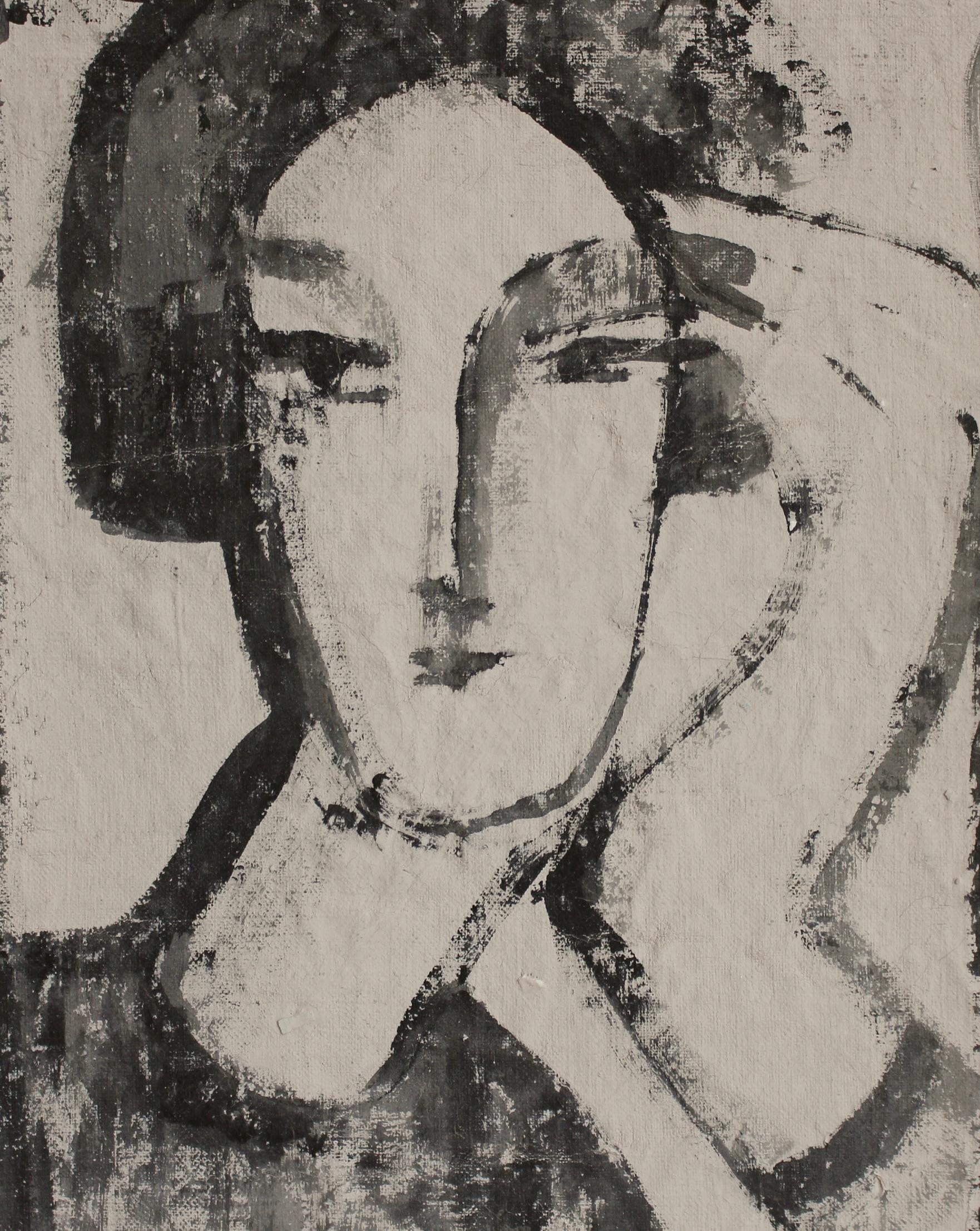 Echoes of the Atelier XVI - Modern Painting by Unknown