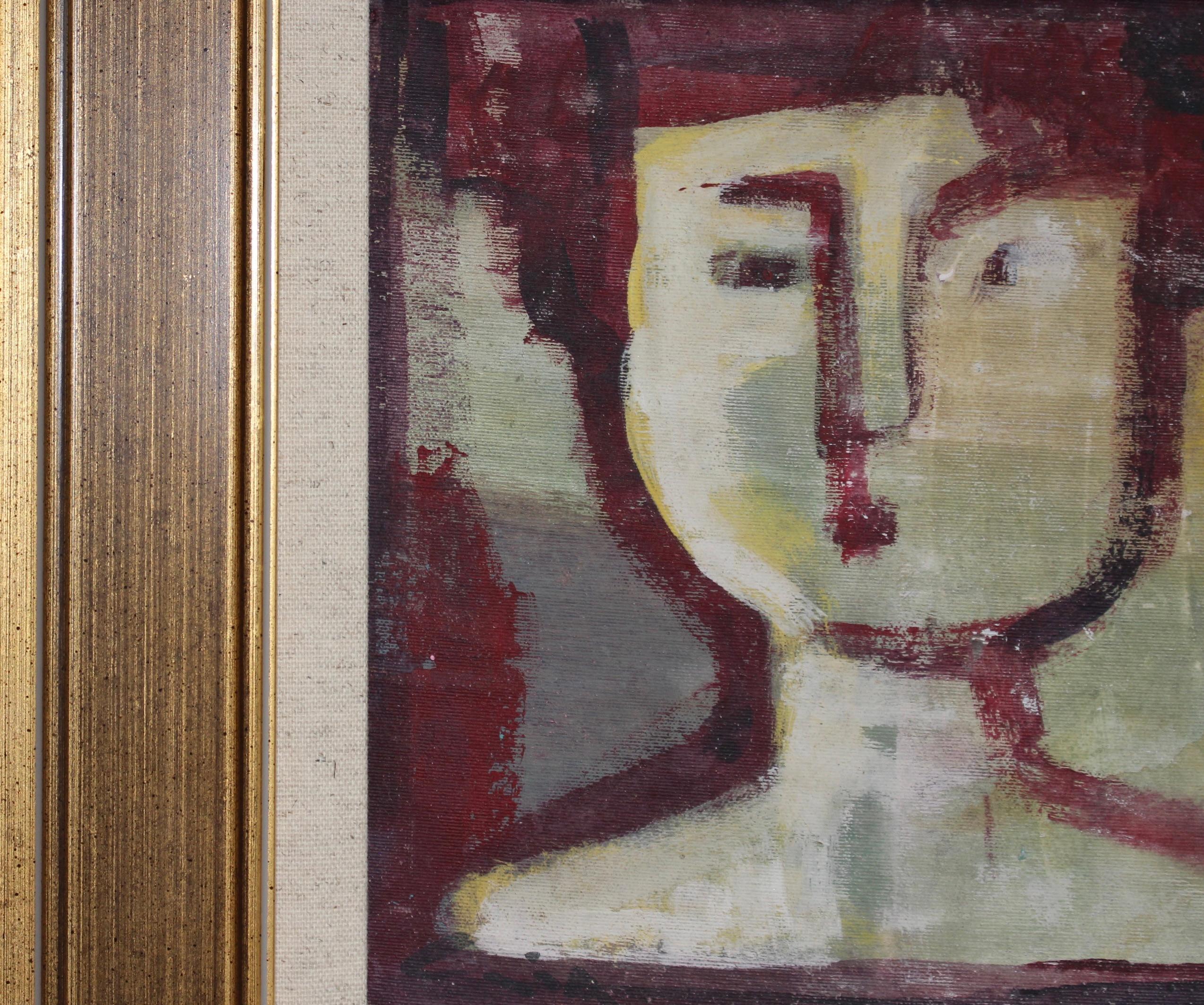 Echos aus dem Atelier XVII (Braun), Abstract Painting, von Unknown