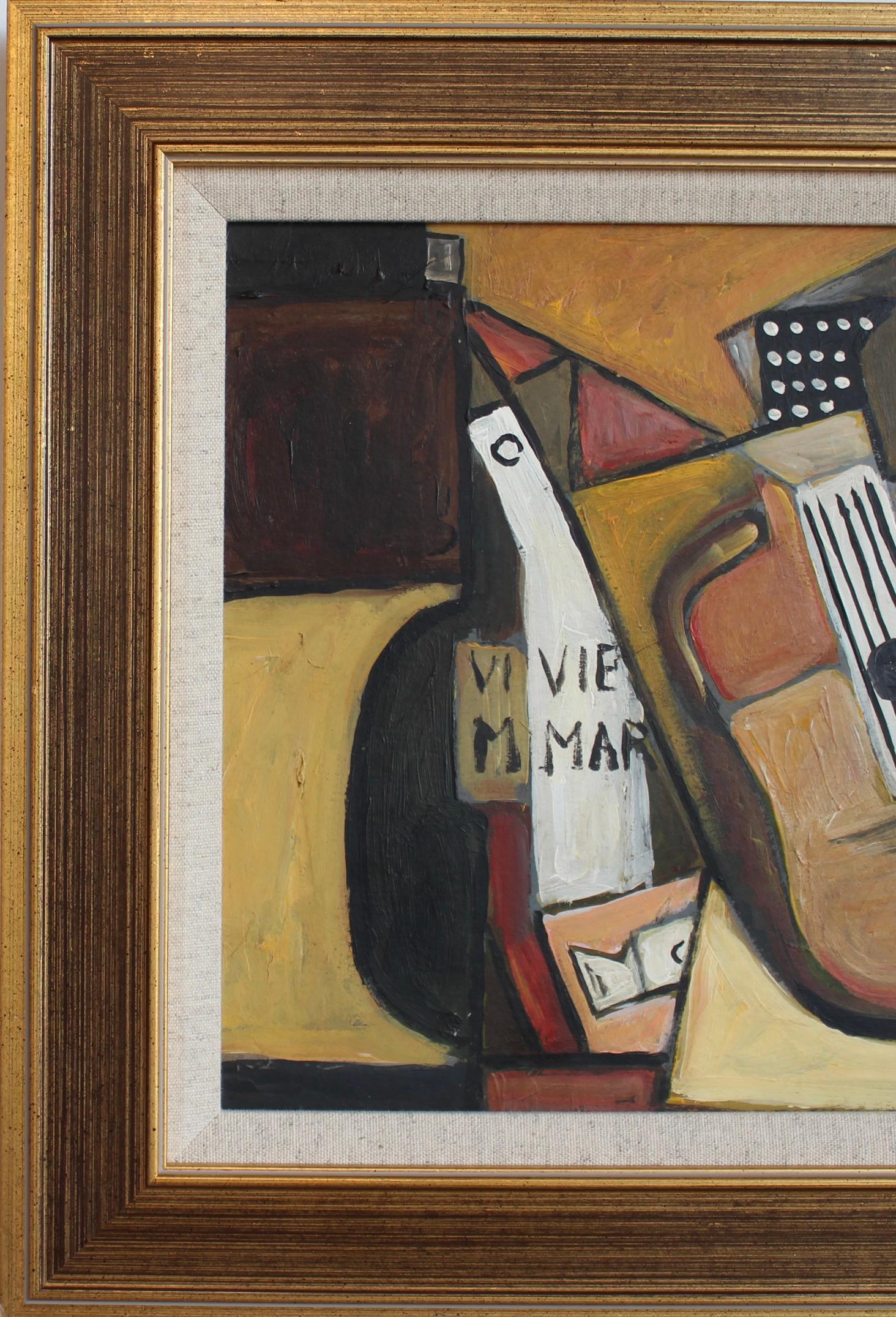 The Echo of the Avant-Garde: Mid-Century Visions III (um 1970) (Abstrakt), Painting, von Unknown
